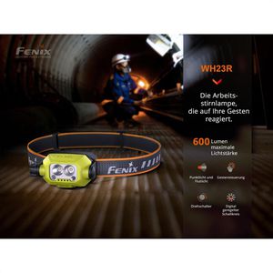 Produktbild für Stirnlampe Fenix WH23R LED, wiederaufladbar