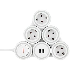 Steckdosenleiste REV-Ritter Supraflex, 1,4m Kabel