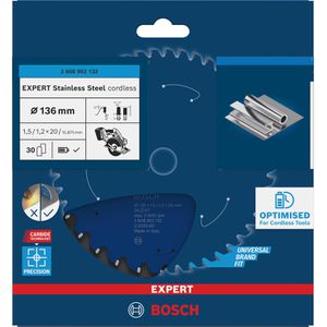 Produktbild für Kreissägeblatt Bosch Expert Stainless Steel Cordless