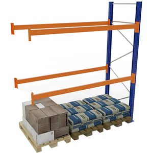 Produktbild für Anbauregal Schulte 46804-N, für 9 Paletten