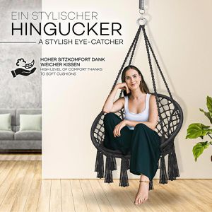 Produktbild für Hängesessel tillvex TVHS01, bis 200 kg, Indoor