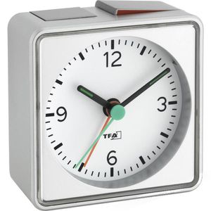 Produktbild für Wecker TFA 60.1013.54 Push silber, analog