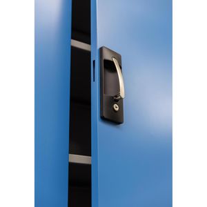 Produktbild für Magazinschrank CP-Möbel Acurado, grau / blau