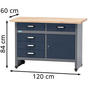 Produktbild für Werkbank Küpper blau