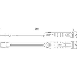Produktbild für Arbeitsleuchte OSRAM LEDinspect SLIM 250, LED