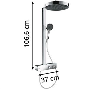 Produktbild für Duschsystem hansgrohe Rainfinity Showerpipe 360, verchromt