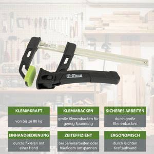 Produktbild für Einhandzwinge Trutzholm 35611, Set