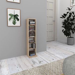 Produktbild für CD-Regal Vicco Jukebox, sonoma eiche