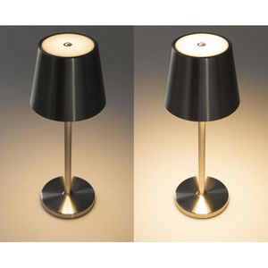 Produktbild für Tischlampe ChiliTec Foco Tenda, silber mit LED