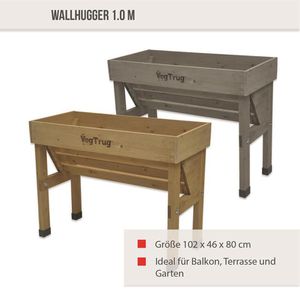 Produktbild für Hochbeet VegTrug Wall Hugger, aus Zedernholz