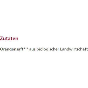 Produktbild für Saft Alnatura Orange, ohne Zuckerzusatz, BIO