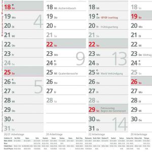 Produktbild für Plakatkalender Zettler 939, Jahr 2026