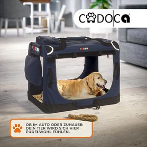 Produktbild für Tiertransportbox CADOCA Gr. M, aus Stoff