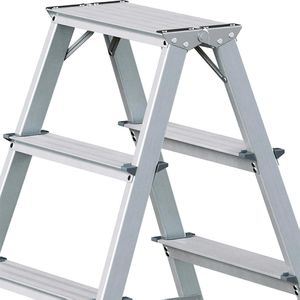 Produktbild für Stehleiter Zarges Scana B, 44205, beidseitig begehbar