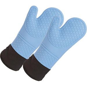 Ofenhandschuh Franz-Mensch Heattec, blau