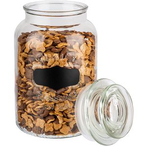 Produktbild für Vorratsglas APS Note 82267, mit Glasdeckel &amp; Beschriftungsfeld