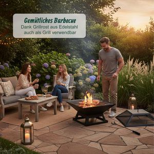 Produktbild für Feuerschale Relaxdays 10053304, aus Stahl