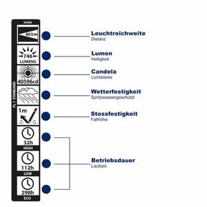 Produktbild für Taschenlampe Maglite ML300LX, LED, mit Batterie