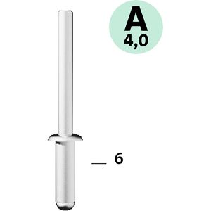 Produktbild für Blindnieten Novus-Tools 045-0089, Aluminium, Set