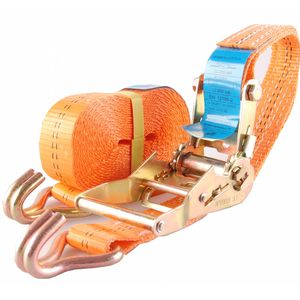 Produktbild für Spanngurt Trutzholm orange, mit Haken &amp; Ratsche