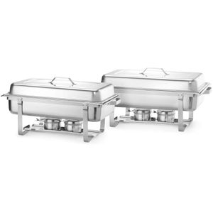 Chafing-Dish Hendi 472613, mit Brennpaste, Set