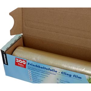 Produktbild für Frischhaltefolie Papstar 10517 PVC, 45cm x 300m