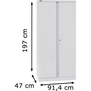 Produktbild für Aktenschrank Bisley Essentials, aus Metall