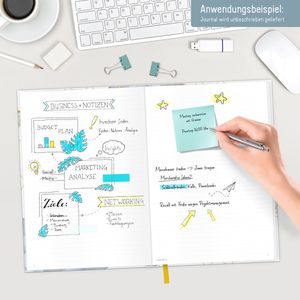 Produktbild für Notizbuch paper&amp;you Time to Grow, 7150-2, Karton Softcover