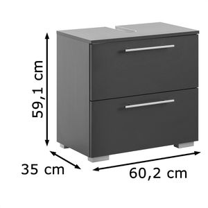 Produktbild für Waschbeckenunterschrank Schildmeyer Carlos 148596, stehend