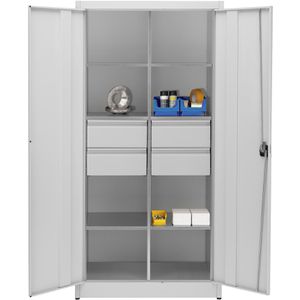 Werkzeugschrank Mauser MKSTM5/19E2, aus Metall, lichtgrau