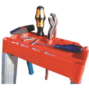 Produktbild für Stehleiter Euroline Nr. 32577, 3257704, mit Plattform