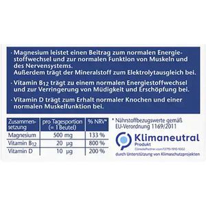 Produktbild für Magnesium Doppelherz aktiv, 20 Portionen Granulat