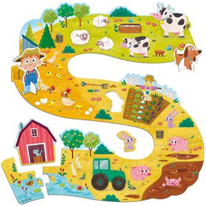 Produktbild für Puzzle Goula 53176, XXL Bauernhof