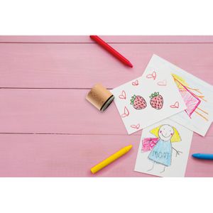 Produktbild für Motivstempel Colop Woodies Holzstempel Set, Ø 3 cm