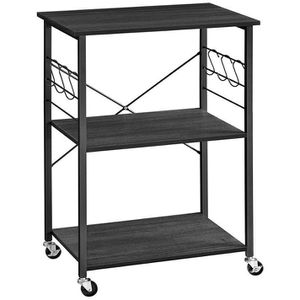 Produktbild für Küchenwagen Vasagle KKS060B42, schwarz