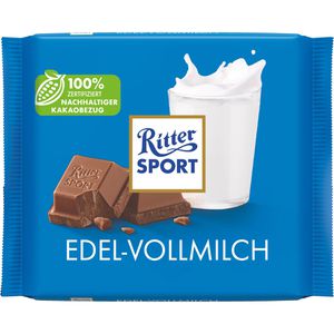 Tafelschokolade Ritter-Sport Edel Vollmilch