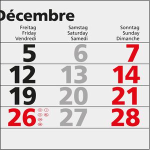 Produktbild für 5-Monatskalender Geiger Quintus, Jahr 2027