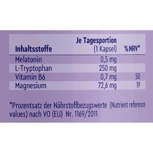 Produktbild für Melatonin gloryfeel 4-Fach-Komplex, 240 Kapseln für 240 Nächte