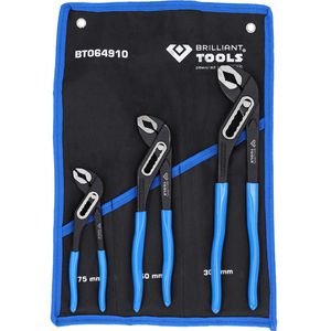 Wasserpumpenzange Brilliant-Tools 3-teilig, Set