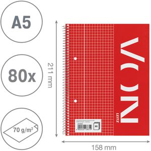 Produktbild für Collegeblock VON-Leitz 45760001, A5