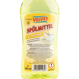 Produktbild für Spülmittel Stern Velvet Zitrone