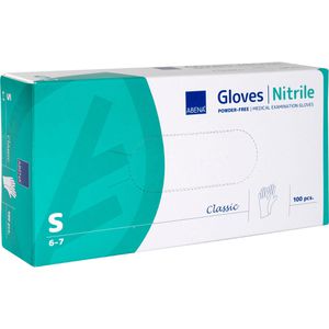 Produktbild für Einmalhandschuhe Abena Classic, weiß, 100 Stück