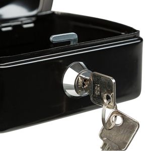 Produktbild für Geldkassette Idena mini 50031, mit Zylinderschloss