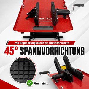 Produktbild für Hebebühne Trutzholm 74828, rot, für Motorrad