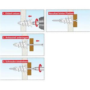 Produktbild für Schrauben-Dübel-Set Tox 068101231, Spiral 32 S