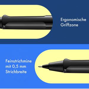 Produktbild für Druckbleistift Lamy safari 119, schwarz, Kunststoff