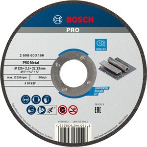 Trennscheibe Bosch PRO Metal, 2608603166, Bohrungs-Ø 22,23 mm