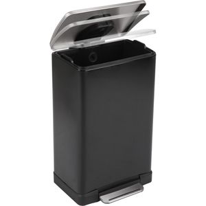 Produktbild für Mülleimer EKO E-Cube, VB 926840, matt schwarz