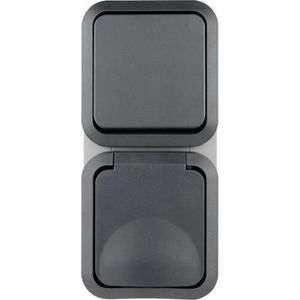 Produktbild für Steckdose REV-Ritter AquaStorm, IP55, Aufputz