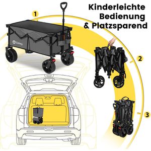 Produktbild für Bollerwagen Sekey XXL FW210, faltbar